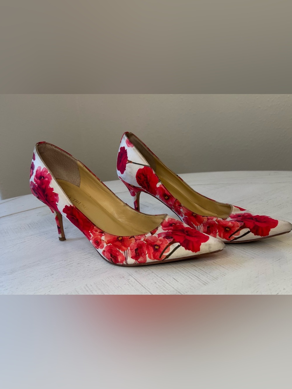 Ivanka Trump Floral Heels